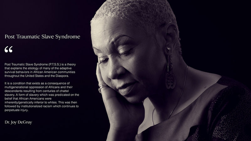 Photo of African American activist Joy DeGruy